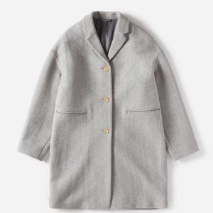 Everlane Cocoon Coat - Light Grey